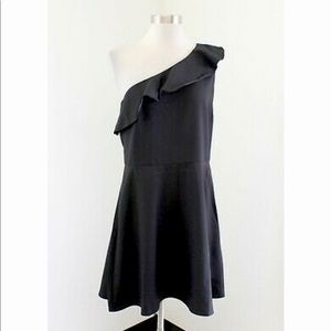 Banana Republic One Shoulder Ruffle Dress - Size 12P